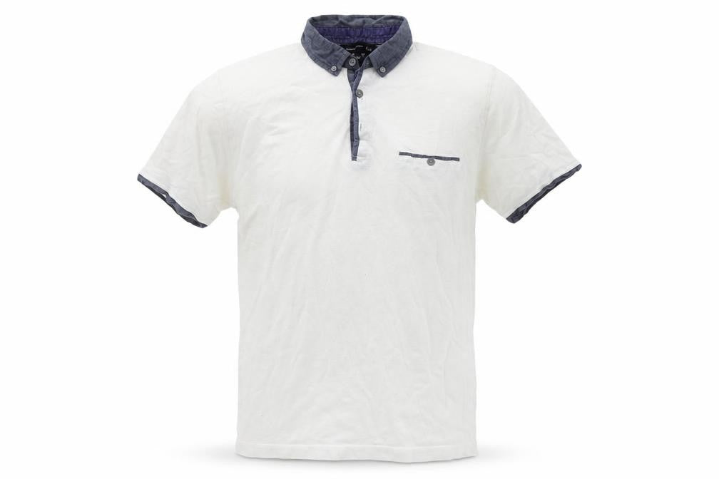 Cedarwood State Womens White Basic Polo Size S - washable mark