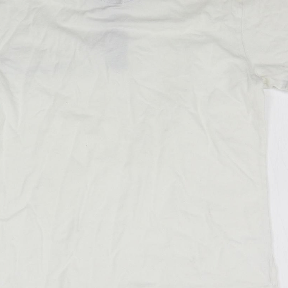 Cedar Wood State Womens White   Basic Polo Size S  - washable mark