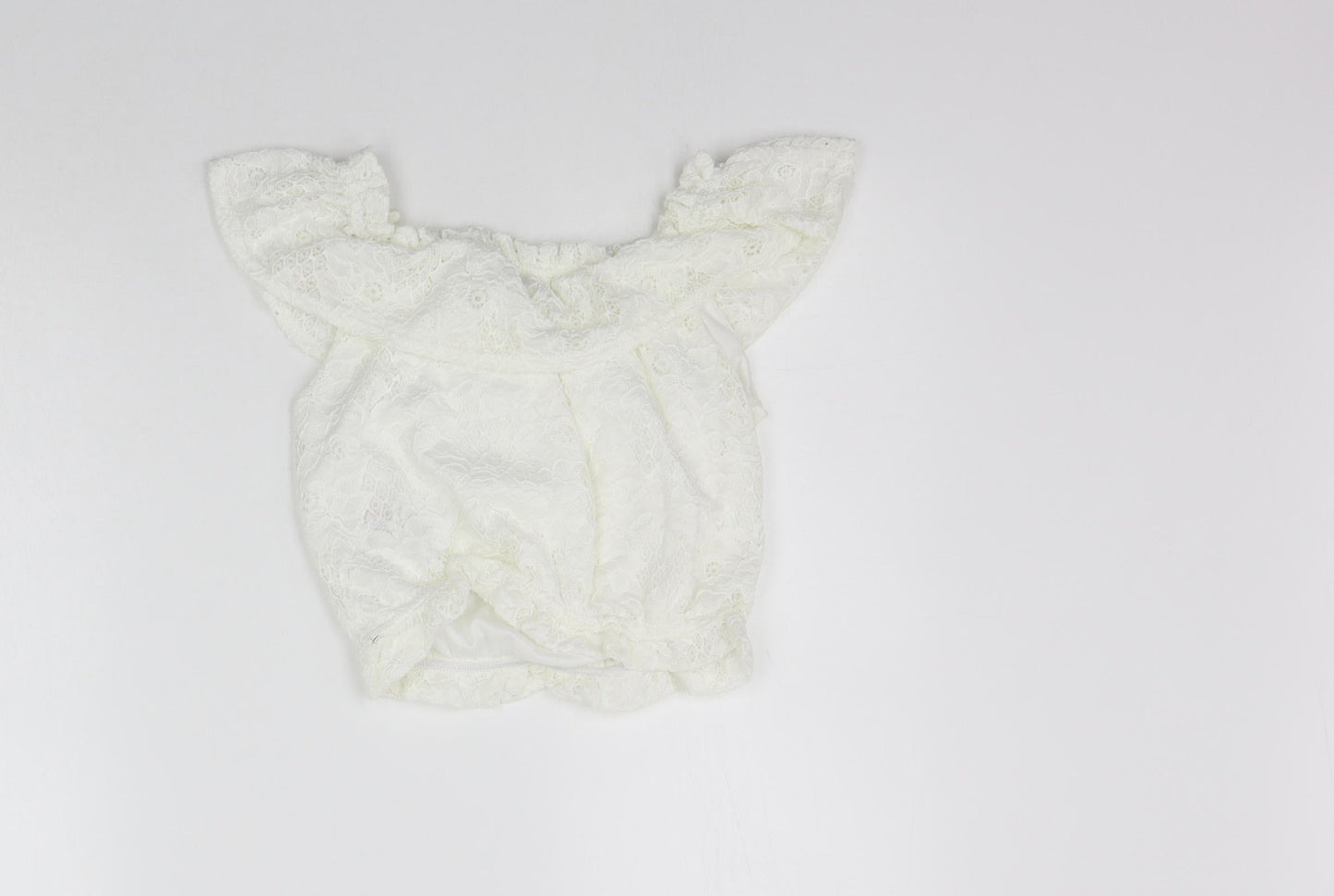 New Look Girls White   Basic T-Shirt Size 9 Years