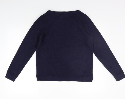 Coercion Womens Blue   Pullover Jumper Size S