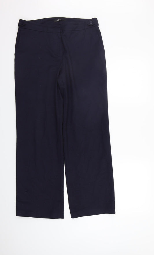 NEXT Womens Blue   Trousers  Size 12 L28 in