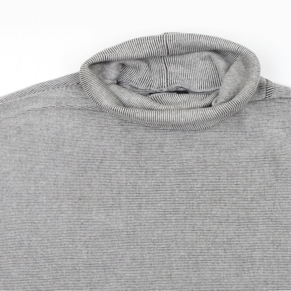 Atmospshere Womens Grey Striped  Pullover Jumper Size 8