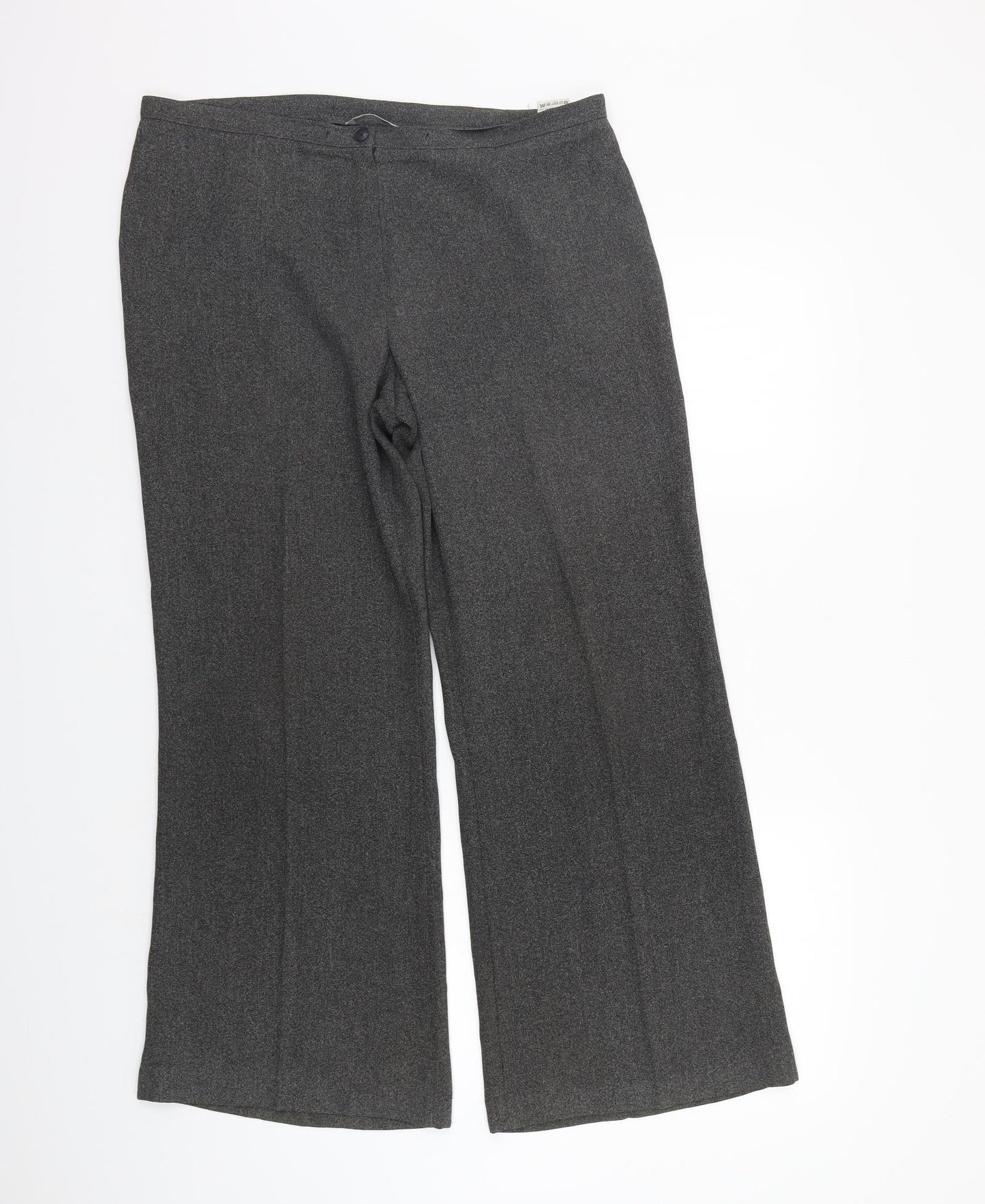 Marks and Spencer Womens Grey   Trousers  Size 14 L26 in