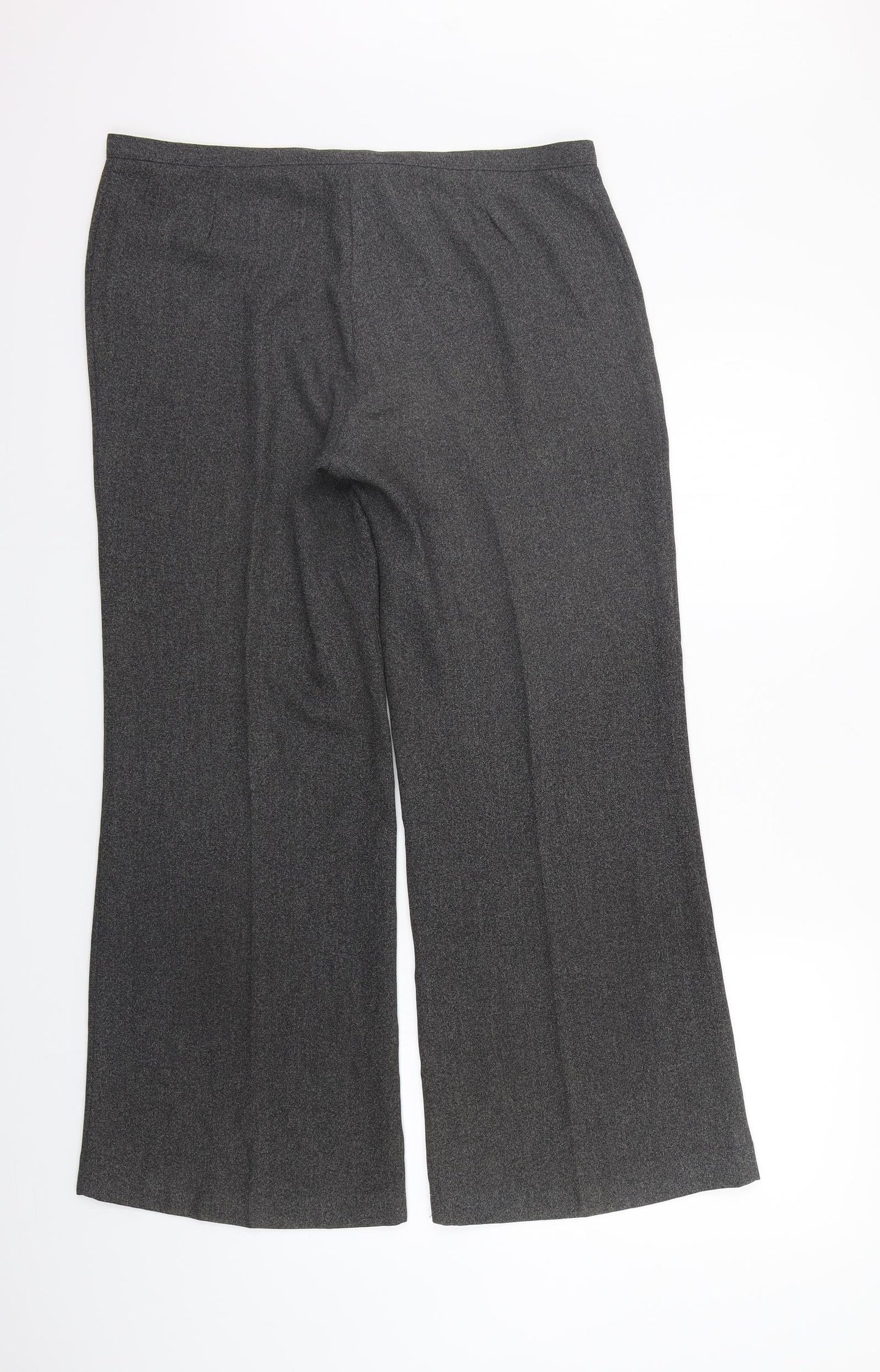 Marks and Spencer Womens Grey   Trousers  Size 14 L26 in