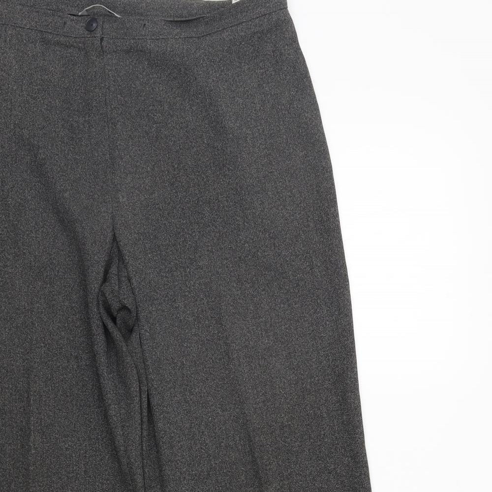 Marks and Spencer Womens Grey   Trousers  Size 14 L26 in