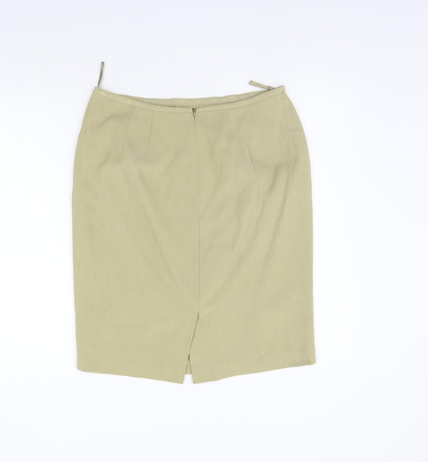 KS Selection Womens Beige   A-Line Skirt Size 14