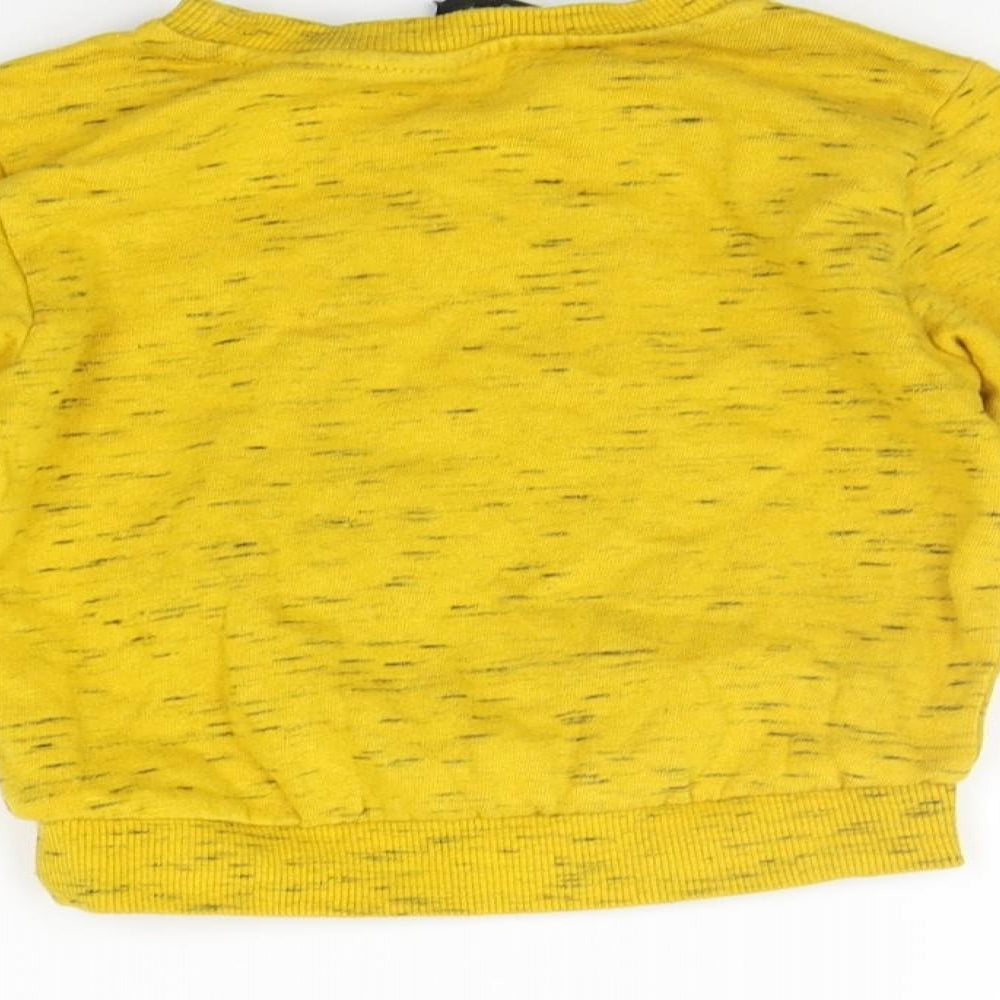George Girls Yellow   Pullover Jumper Size 2 Years  - BEAR