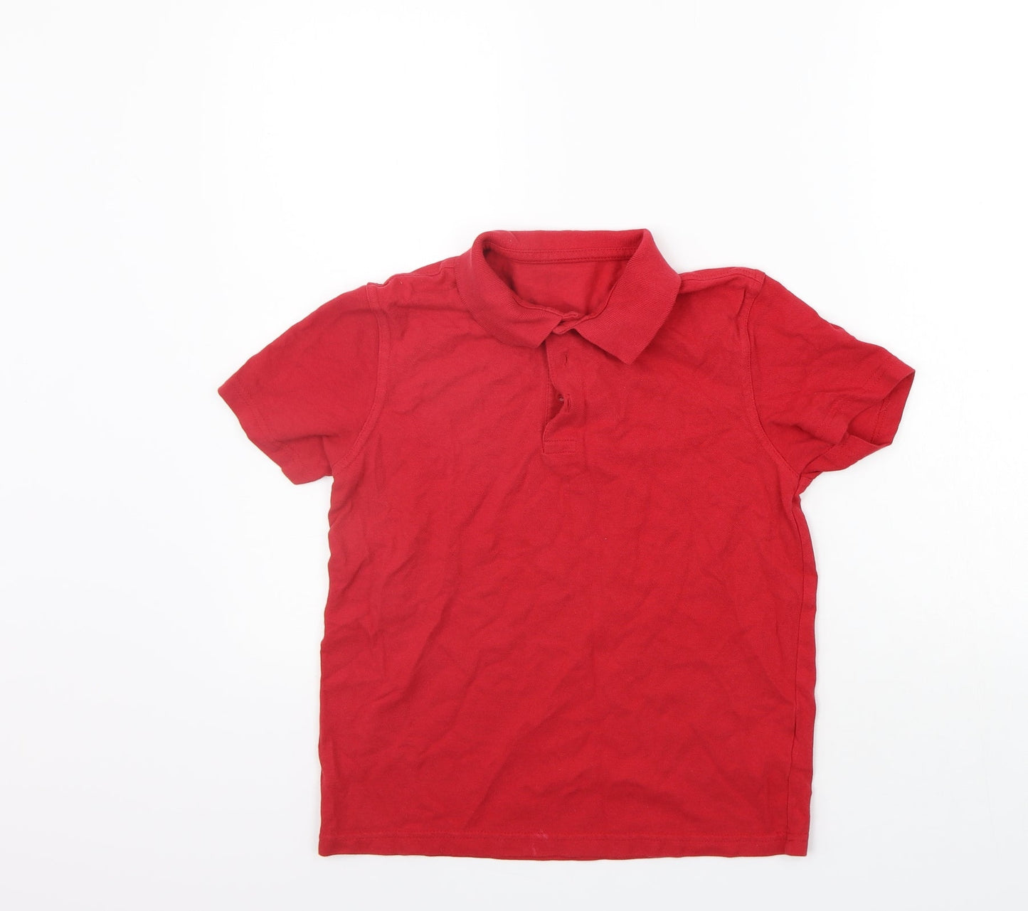 George Girls Red   Basic Polo Size 9-10 Years