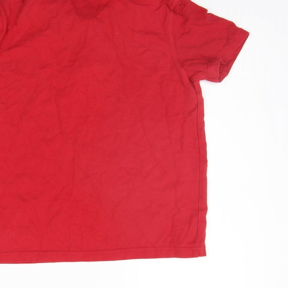 George Girls Red   Basic Polo Size 9-10 Years