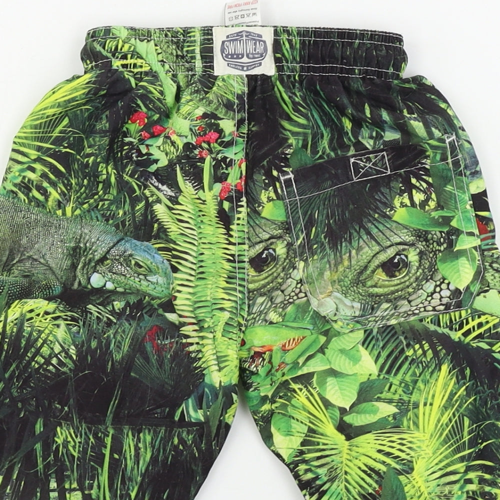 NEXT  Boys Green Floral  Bermuda Shorts Size 3 Years