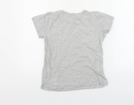 pep&co Girls Grey   Basic T-Shirt Size 12-13 Years