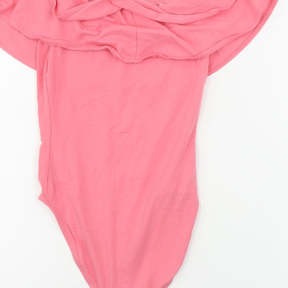 Miss Selfridge  Womens Pink   Bodysuit One-Piece Size 6