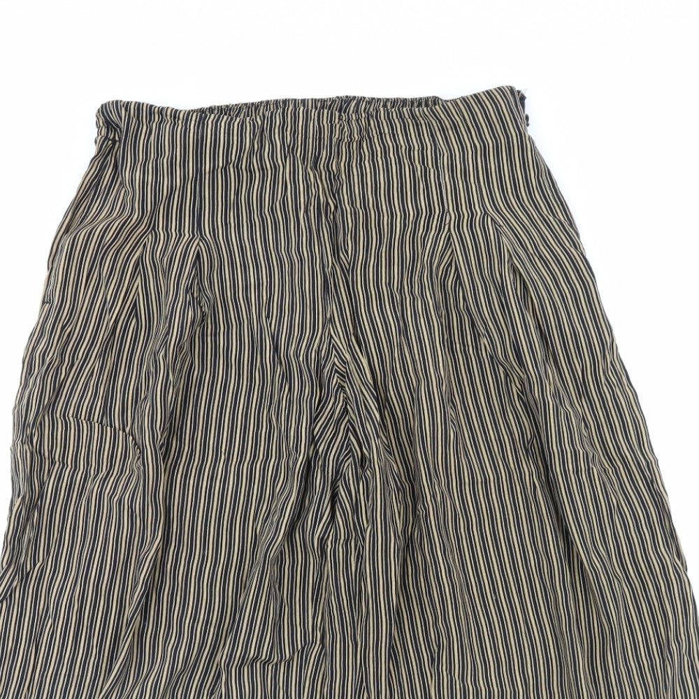 Gap Womens Black Striped  Trousers  Size 6 L29 in