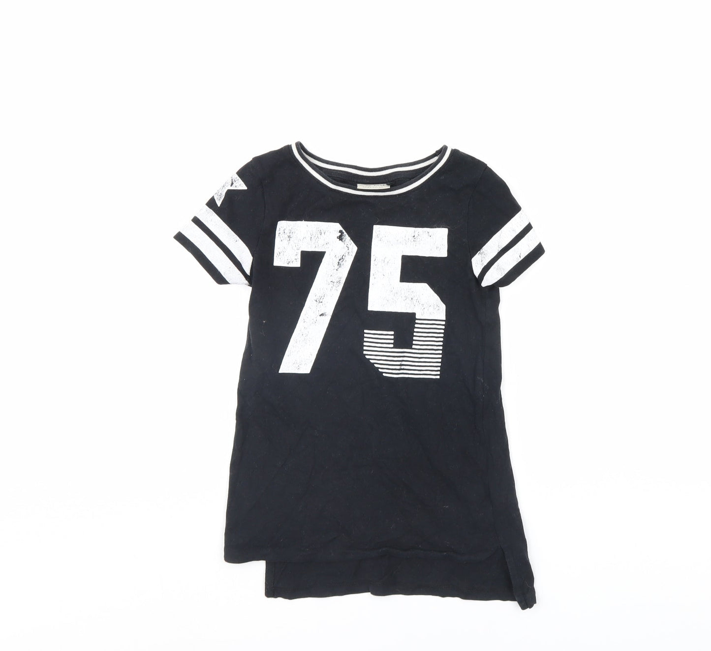 NEXT Girls Black   Basic T-Shirt Size 6 Years