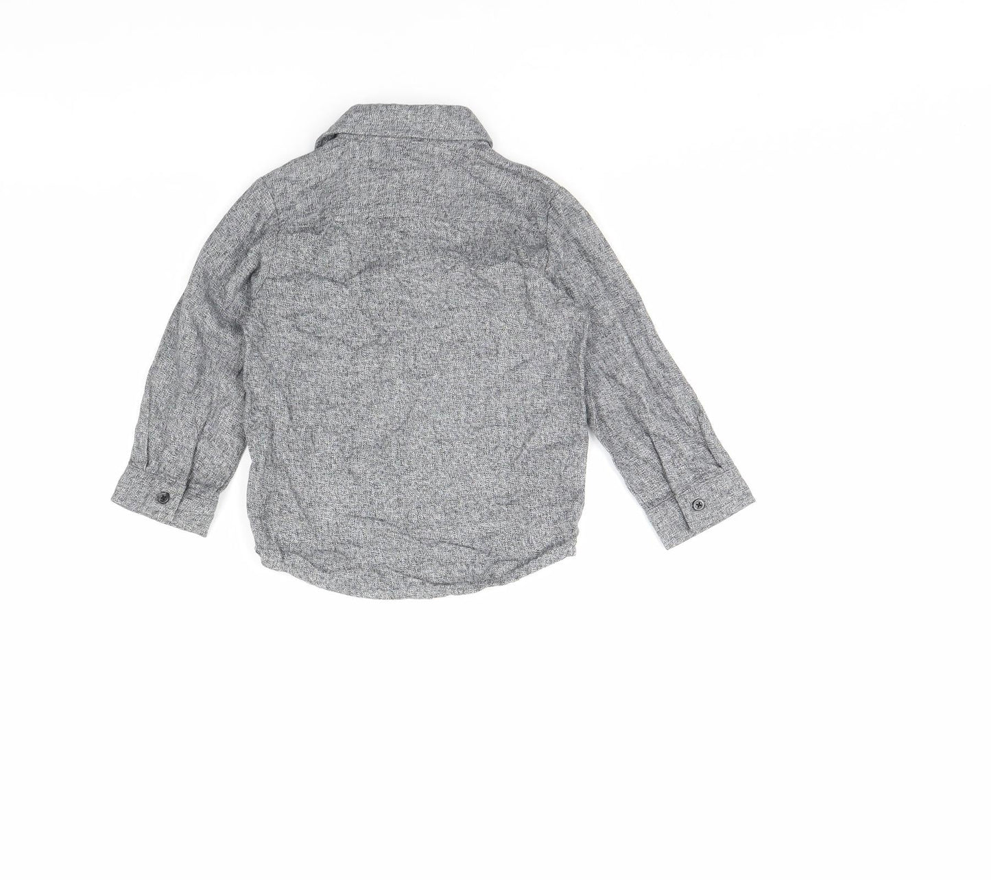 Primark Boys Grey   Basic Button-Up Size 2 Years