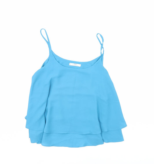 Mng Womens Blue   Cropped Tank Size L