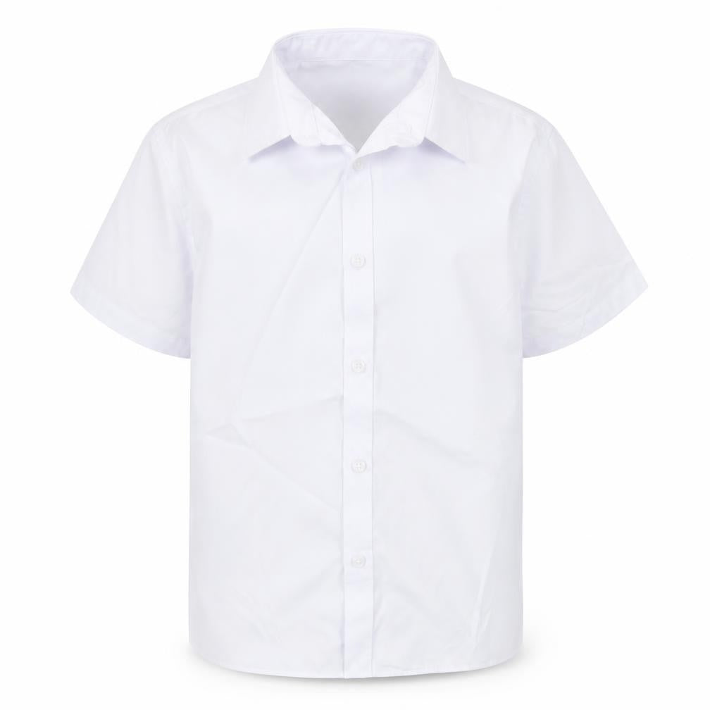 m&s Boys White   Basic Button-Up Size 8 Years