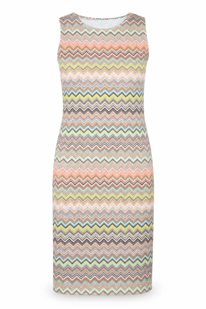 Graffic Womens Multicoloured Striped  Bodycon  Size M