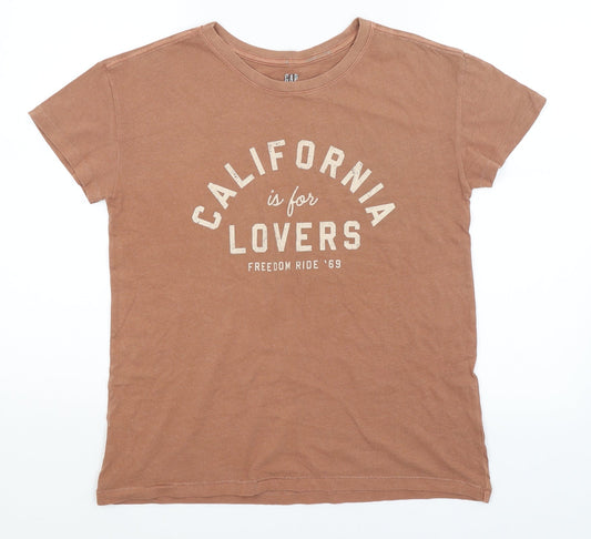 Gap Mens Brown    T-Shirt Size S