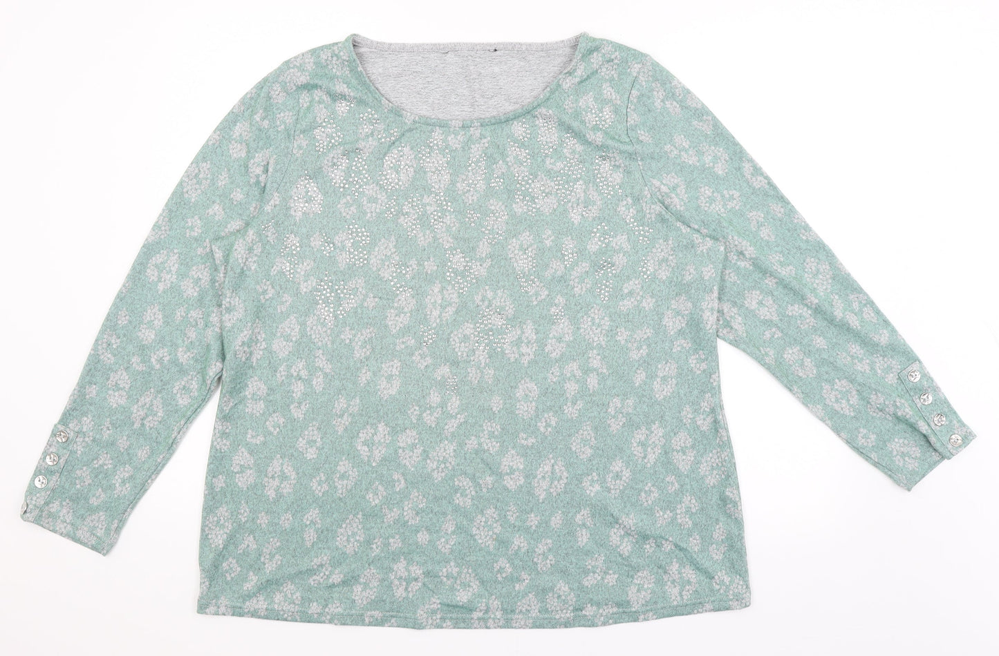 Preworn Womens Green   Pullover Jumper Size 18