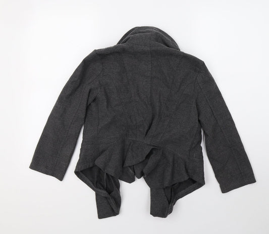 Topshop Womens Grey   Jacket Blazer Size 6