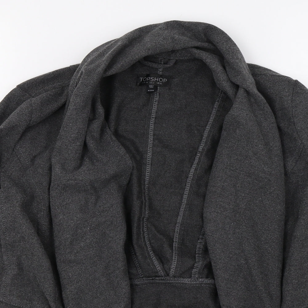 Topshop Womens Grey   Jacket Blazer Size 6