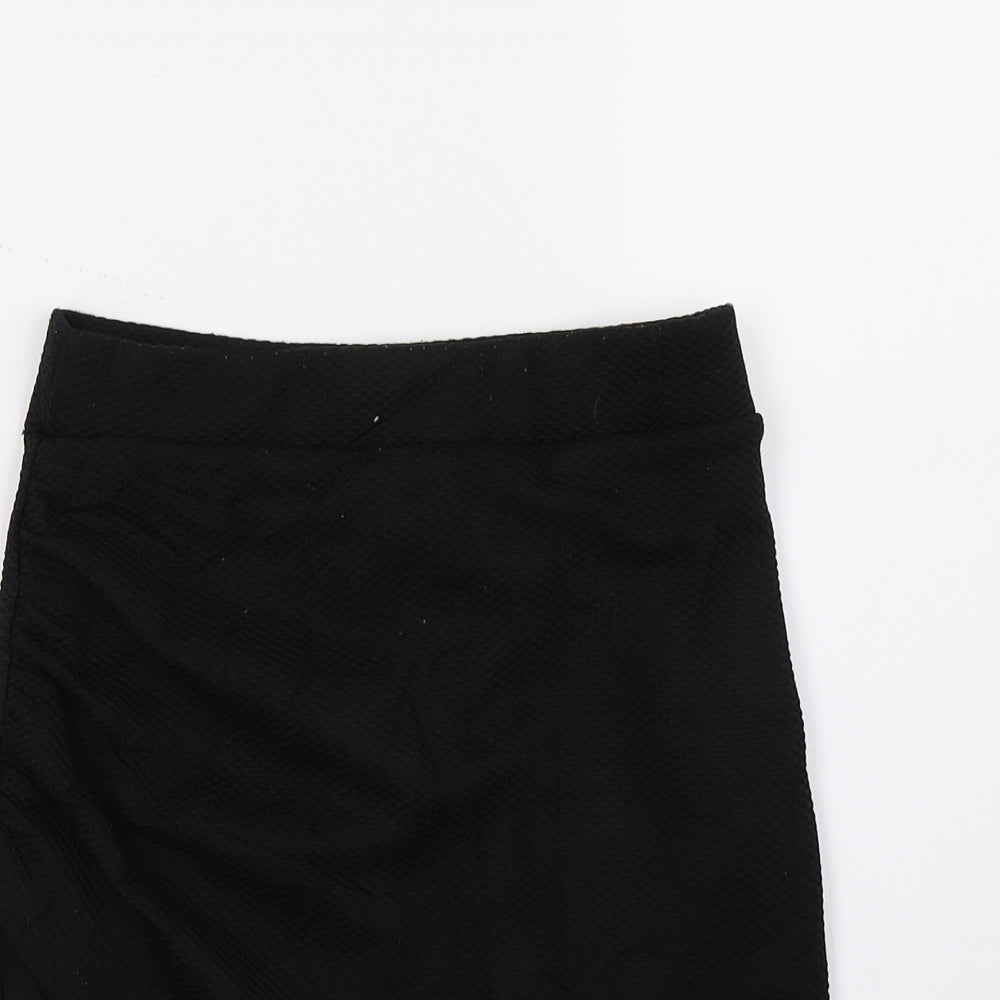 H&M Womens Black   A-Line Skirt Size XS
