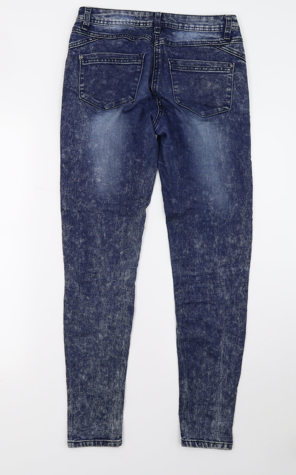 Denim & Co. Womens Blue   Skinny Jeans Size 6 L29 in