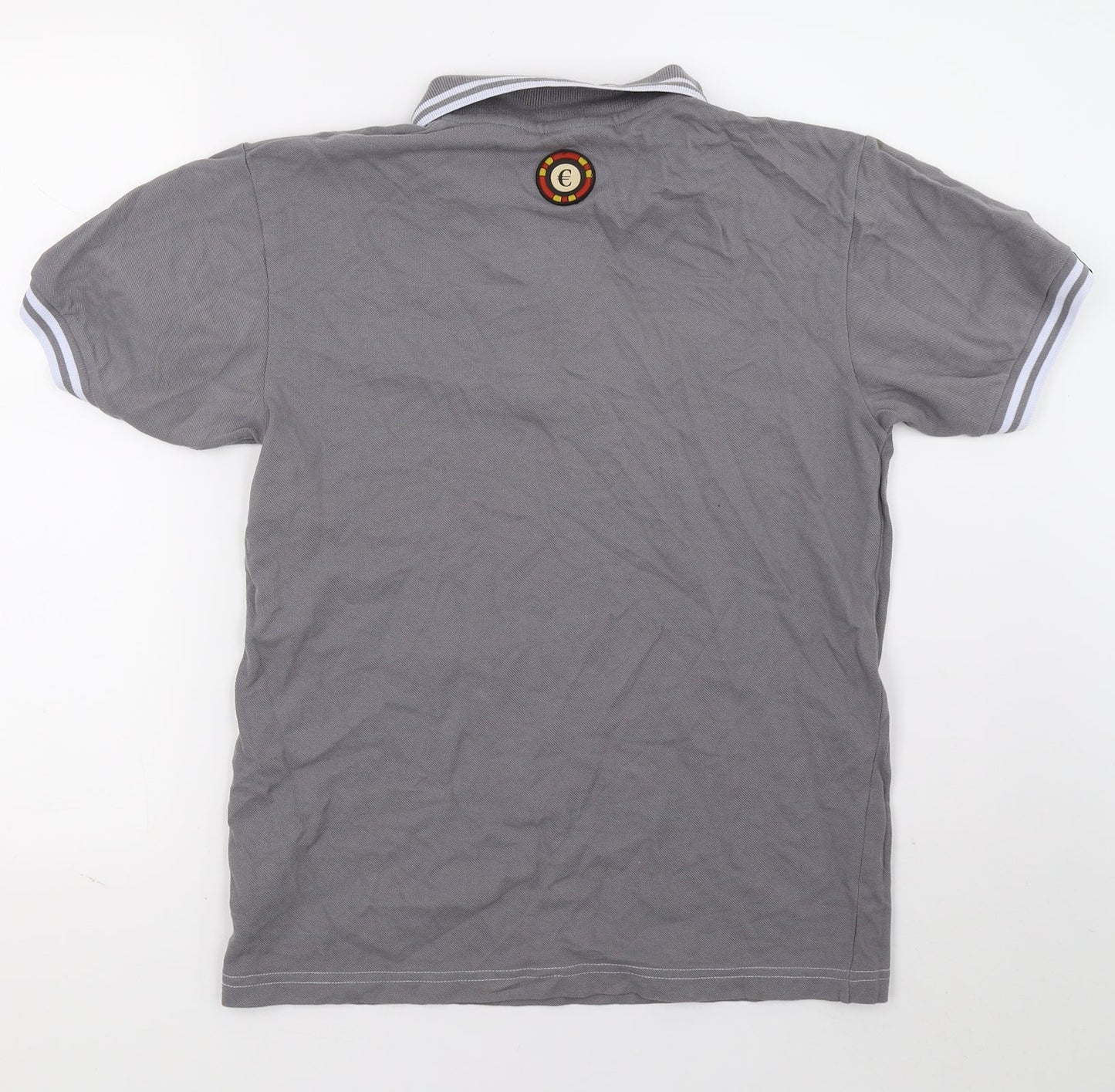 Party poker Mens Grey    Polo Size S