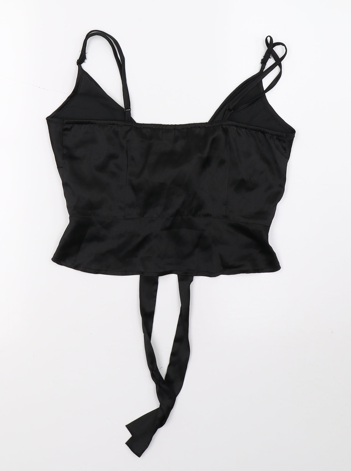 PRETTYLITTLETHING Womens Black   Basic T-Shirt Size 8