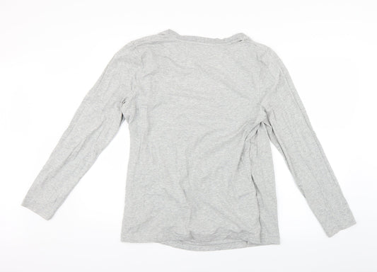 EAC Womens Grey   Basic Blouse Size XL