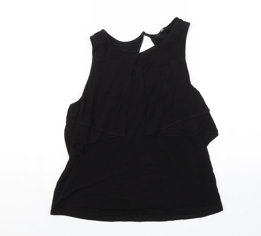 H&M Womens Black   Basic Blouse Size XS