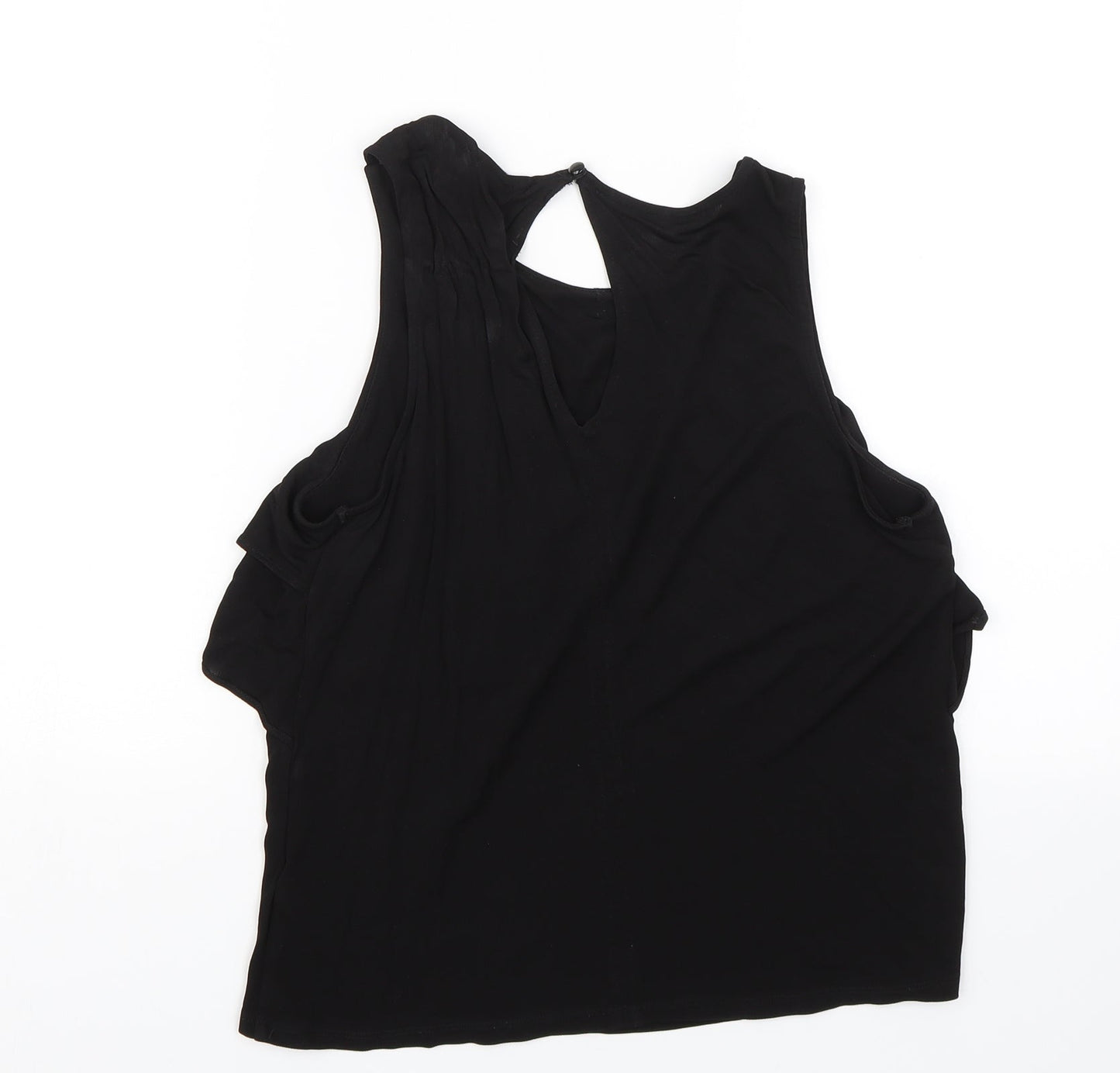 H&M Womens Black   Basic Blouse Size XS