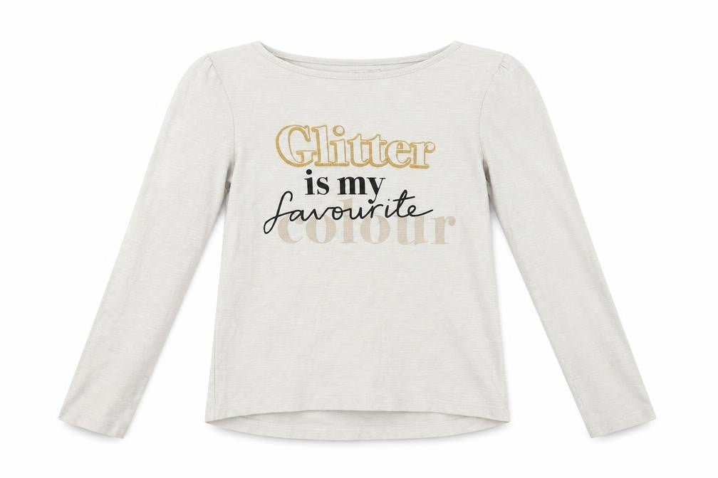 TU Girls Grey   Basic T-Shirt Size 8 Years