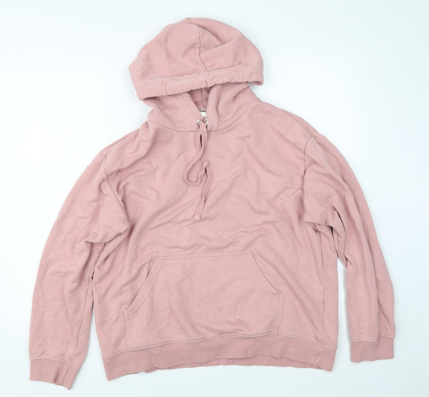 F&M Womens Pink   Pullover Hoodie Size M