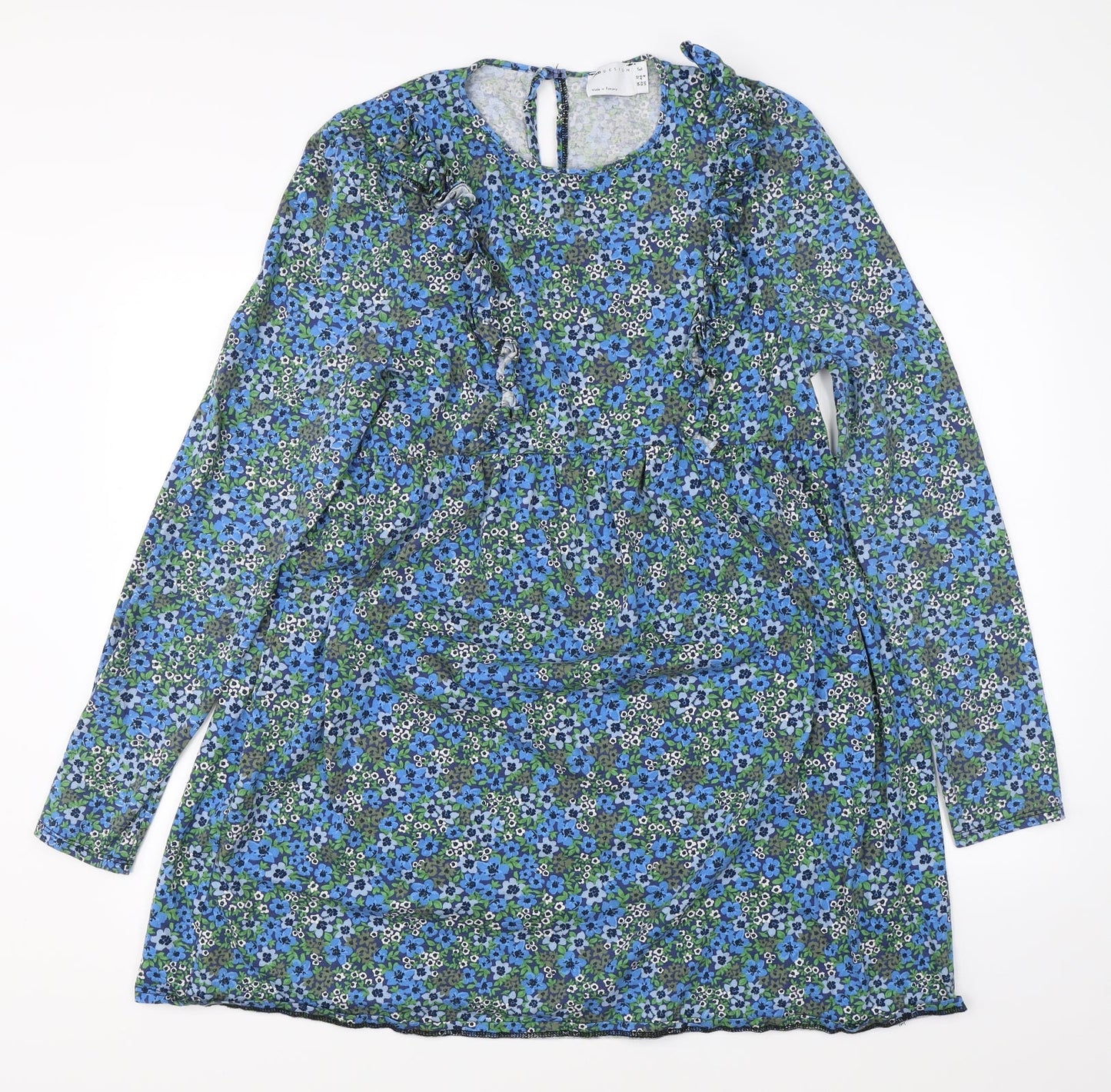ASOS Womens Blue Floral  Shift  Size 12