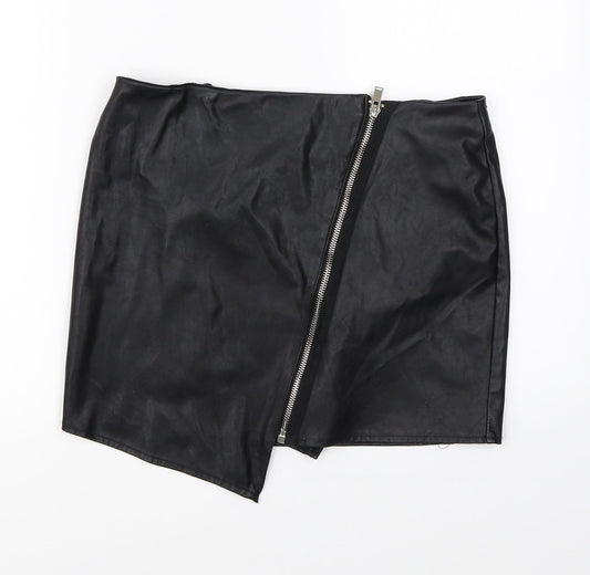 Parisian Womens Black   A-Line Skirt Size 12