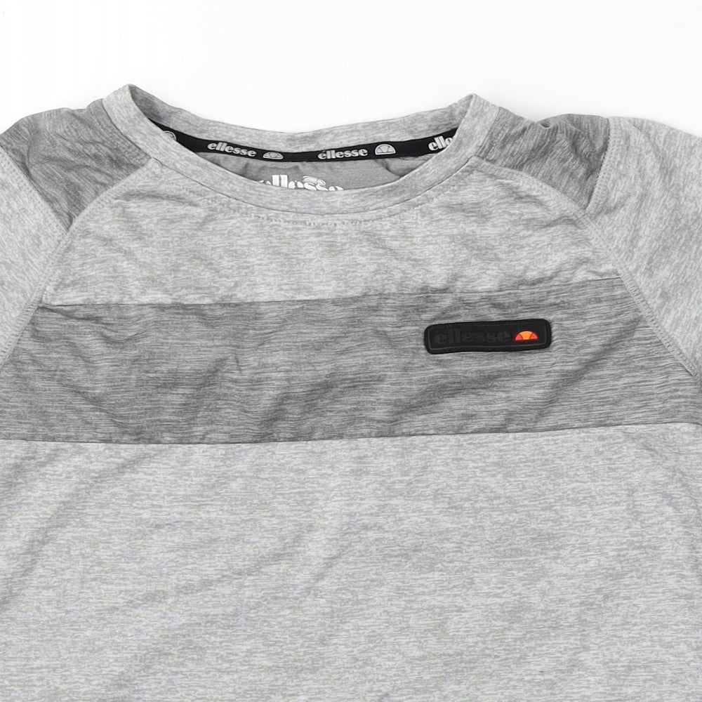ellesse Boys Grey   Basic T-Shirt Size S