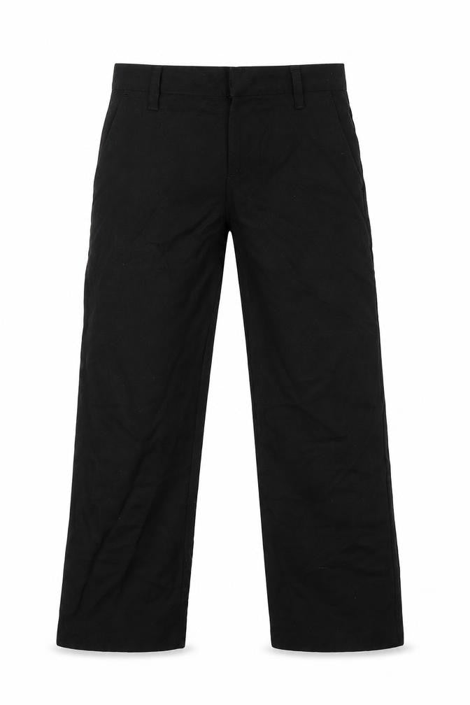 Front view of Georgre girls’ black dress pants trousers, size 4-5, years
