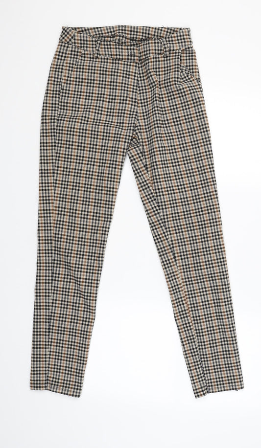 Preworn Womens Beige Check  Capri Trousers Size XL L28 in