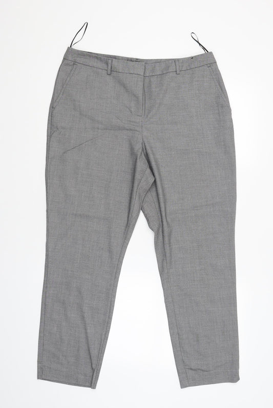 Papaya Womens Grey   Trousers  Size M L26 in