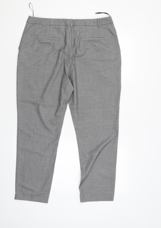 Papaya Womens Grey   Trousers  Size M L26 in