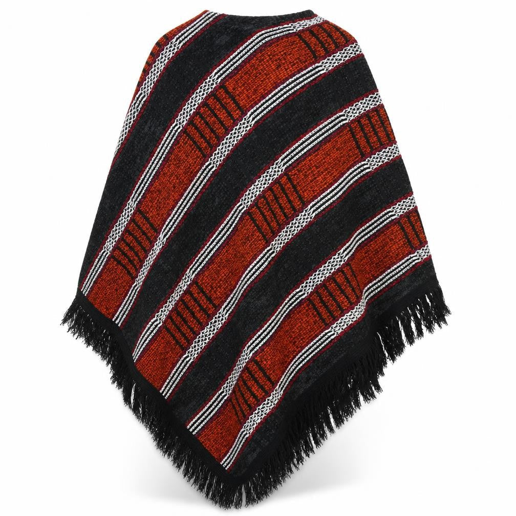 Paramoda Womens Multicoloured Striped   Shawl/Wrap