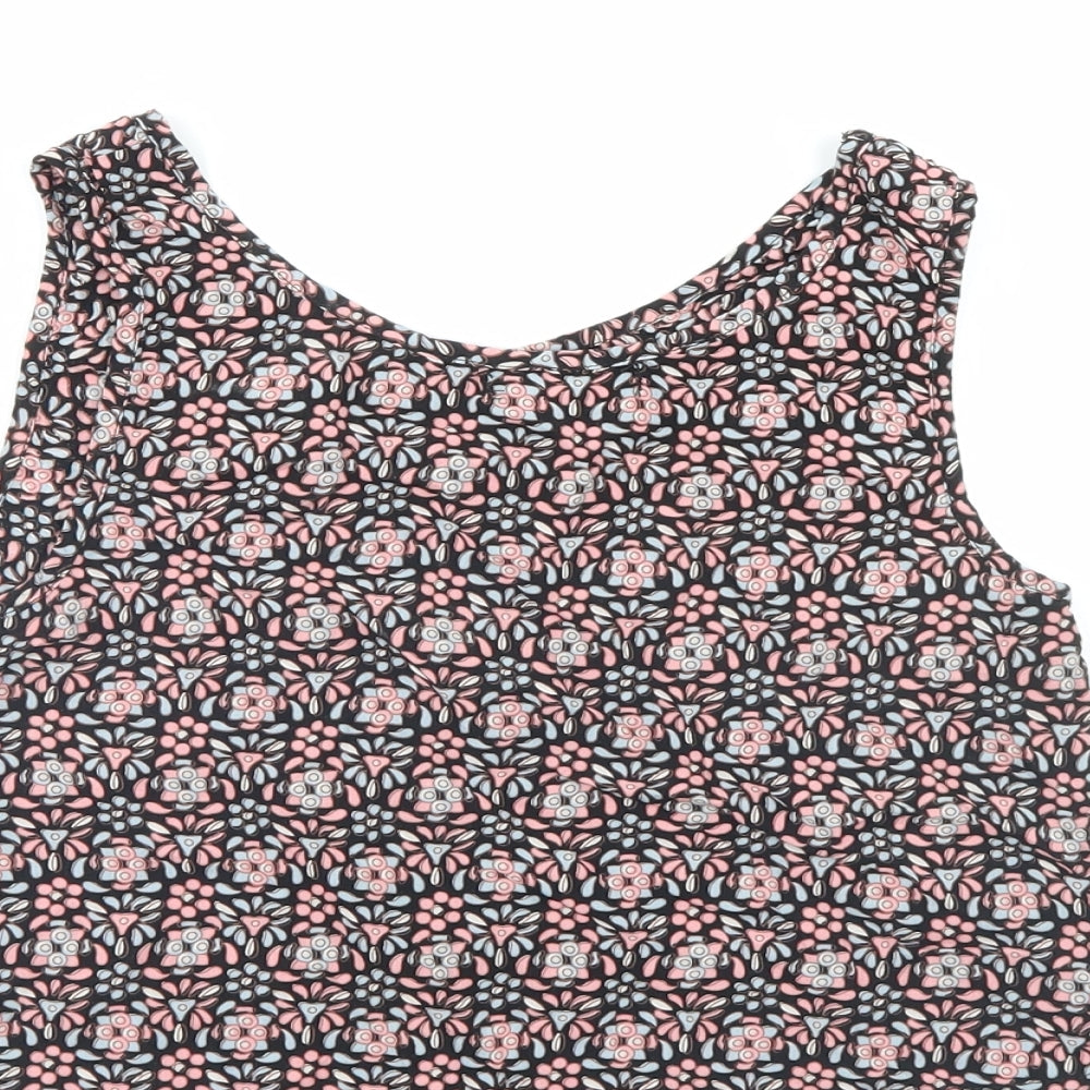 Select Womens Multicoloured   Cropped Blouse Size 10