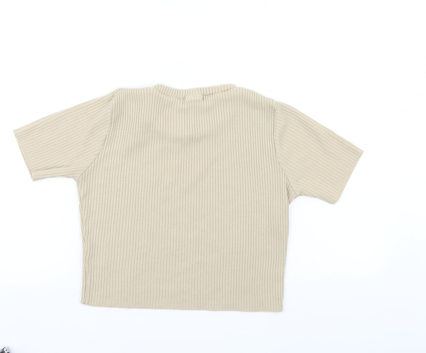 PRETTYLITTLETHING Womens Beige   Pullover Jumper Size S