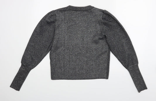 New Look Womens Silver   Pullover Jumper Size 8