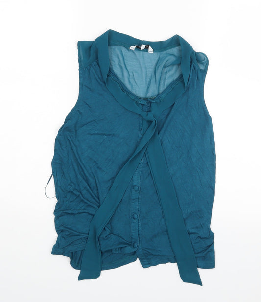 New Look Womens Green   Basic Blouse Size 12