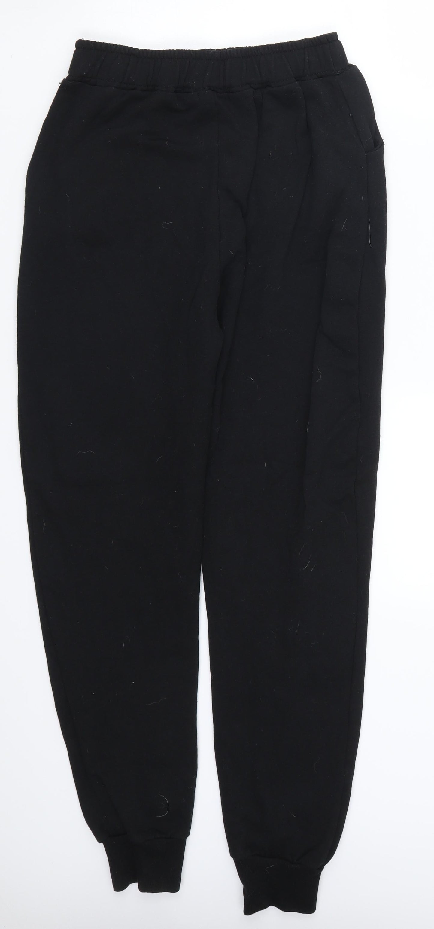 Preworn Womens Black   Sweatpants Trousers Size 8 L27 in
