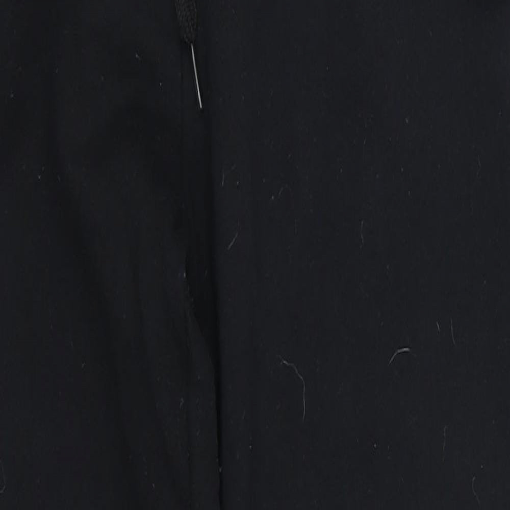Preworn Womens Black   Sweatpants Trousers Size 8 L27 in