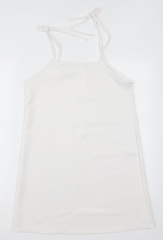 Missguided Womens White   A-Line  Size 12